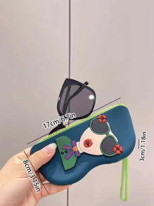 Un étui en silicone pour ranger des lunettes, avec une poignée pour le suspendre, adapté aux déplacements et à une utilisation portable. Il est imperméable et antichoc, conçu pour protéger les lunettes de la poussière. Parfait pour les fêtes de révélation du sexe, les anniversaires, les mariages, les fêtes. Cadeau idéal pour les collègues, les amis et la famille, la rentrée scolaire