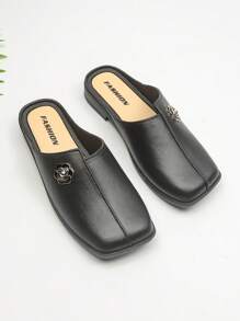 New Summer Headband Slippers Closed Toe Slip On Flat Casual Sandals