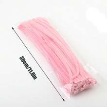 200 Pieces Pipe Cleaners Craft Supplies DIY Chenille Stems Tulip Bouquet Kit Tutorials For Wedding Bouquet,Wedding Gift, For Mother's Day