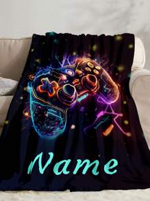 1 Stück personalisierte Namensdecke für das Bett, Mehrzweck-Wohnzimmer-Sofa, Outdoor-Strand, Camping, Haustier, personalisierte Familie/Haustier/Paar-Text bedruckte Bettwäsche-Decke, personalisierte Weihnachtsgeschenke, Familiengeschenke, Geburtstagsgeschenke, Geschenke für Freunde, Geschenke für sie, Geschenke für Sohn/Tochter, personalisierte Wandteppiche