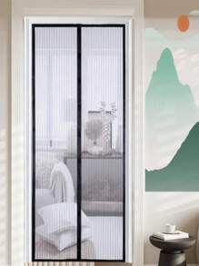 Magnetic Side Door Curtain, Self-Sealing Side Slat Curtain, Magnetic Mosquito Net, No Drilling Required, Suitable For Patio Door, Patio Door, Living Room, Bedroom, Study Room, Easy Installation