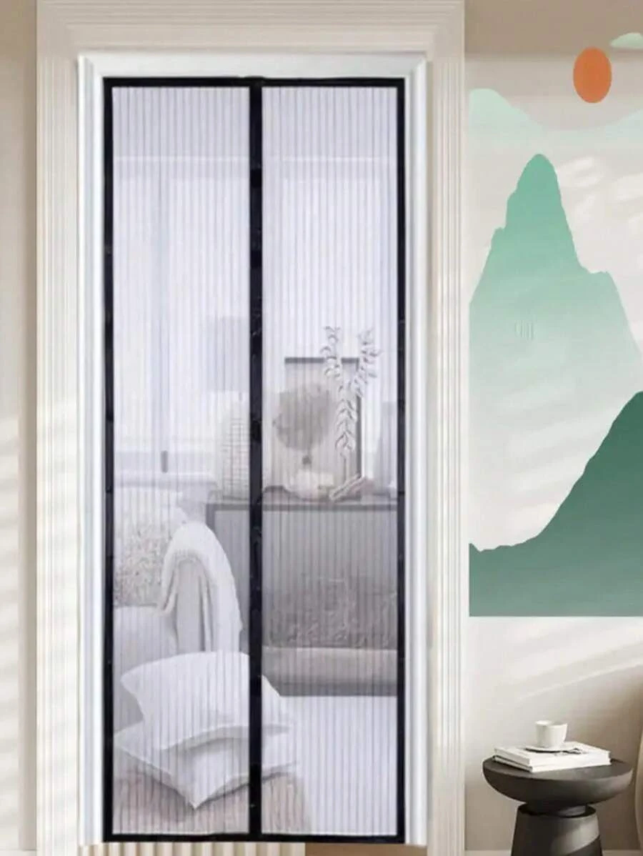 Magnetic Side Door Curtain, Self-Sealing Side Slat Curtain, Magnetic Mosquito Net, No Drilling Required, Suitable For Patio Door, Patio Door, Living Room, Bedroom, Study Room, Easy Installation