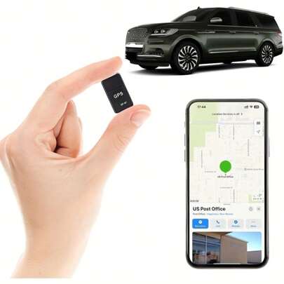 [Real-Time GPS Tracker] Real-Time Mini GPS Tracker For Vehicles - No Monthly Fee Wireless Hidden GPS Trackers Device For Car With Smart Phone App
