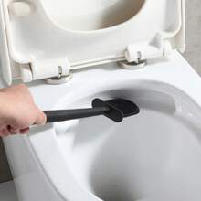 Juego de 3 cepillos de baño, cepillo de baño 3 en 1 con soporte de pared, sin perforaciones