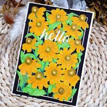 [Spring/Summer] Sunflowers Metal Cutting Dies Stencil, Premium Flowers Die-Cuts Set For Card Making, DIY Scrapbooking, Album Photo Decorations, Paper Crafts Tools