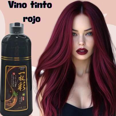 Champú De Tinte Shampoo Para Cabello Gris, Champú Semipermanente Para Color De Cabello Para Mujeres y Hombres, Ingredientes A Base De Hierbas, 3 En 1 Cobertura 100% De Canas, Dura 30 Días, 500 Ml/sin Amoníaco/ingredientes Herbales Naturales.Shampoo Coreano Tinte Instantáneo Cubre Cana Shampoo Jengibre Tinte Cubre la Raiz instantaneo varios colores