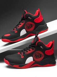 Men's Basketball Shoes, Non-Slip , Suitable For Teenagers - Black - View 5