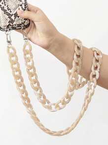 1 件长款斜挎手机挂绳，多色百搭手机吊坠，适合女性 DIY 手机壳链，时尚手机挂绳 - 彩色 - 查看 3