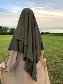 1条CEY双层头巾，时尚百搭，适合女性日常搭配长袍穿着。 - 彩色 - 查看 20