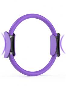 Pilates Ring Circle Ring 13 Inch For Thigh Workout, Yoga Ring Thigh Toner, Home Pilates Equipment For Women, Pilates Circle Fitness Equipment Thigh Master - 紫色 - 查看 1