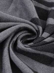 1pc Soft Elastic Print Sofa Cover, Slipcover For Single, Loveseat, 3-Seater, 4-Seater Sofa, Made Of Milk Silk, Non-Slip, Suitable For All Seasons - Dark Grey - View 11