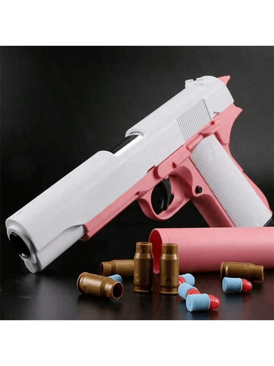 Pistolet Jouet À Balle Douce Pour Les Enfants M1911 Glock