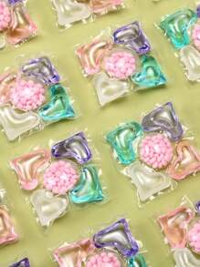 50 Capsules Bags Of Liquid Soap Bags For Washing Clothes With Flower Scent - Colors - View 5