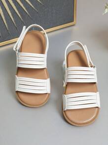 1 Pair Girls' Casual Comfortable Crawler Toddler Shoes, Suitable For Summer