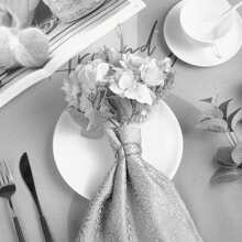 20 件/包、12 件/包、6 件/包、4 件/包、2 件/包金属餐巾环、金属螺旋餐巾环、简易合金餐巾环，适用于婚礼、招待会、晚宴、聚会、自助餐