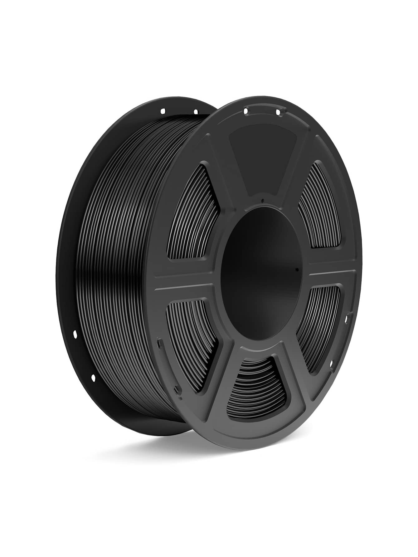 PETG Black Filament 3D Printer Filament Set, 1.75mm High Precision, Vacuum Sealed, Good Adhesion, Less Warpage, Smooth Printing Material Quality - Black - View 1
