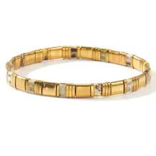 1 pieza Pulsera con cuentas Tila de estilo bohemio para playa y resort de verano, adecuada para hombres y mujeres, regalo