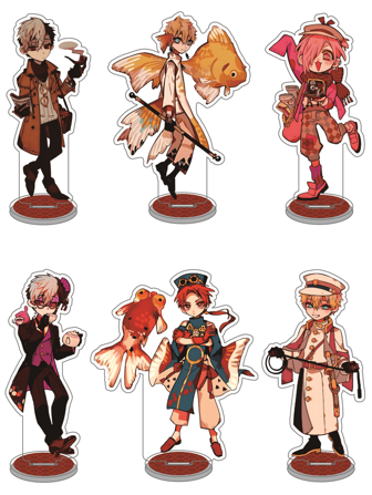 1 件动漫“Toilet-Bound Hanako-Kun”亚克力立牌周边 - 可动人偶展示、书桌和家居装饰雕像，是送给朋友的完美生日礼物。