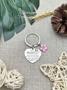 Best Friend Gift For Women; Best Friend Key Chain Gift; Gift For Friends; Original Best Friend Gift; Best Friend Gift For Her; Friend's Birthday; Friend's Christmas Gift. Letter Casual Leisure Party Cute Elegant Stainless Steel Party Car Accessories Bag Charm School Goth Y2k