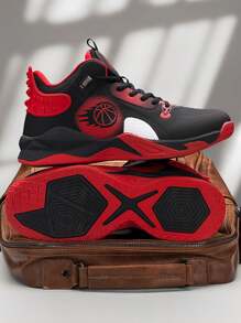 Men's Basketball Shoes, Non-Slip , Suitable For Teenagers - Black - View 3