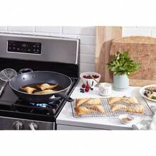 T-fal A80789 Specialty Nonstick Dishwasher Safe Oven Safe PFOA-Free Jumbo Wok Cookware, 14-Inch, Black - 1 - Ver 5