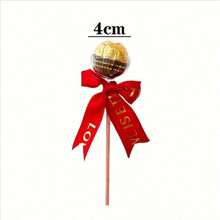 10pcs Transparent Acrylic Balls With 10pcs Wooden Sticks, Clear Chocolate Container, Acrylic Flower Vase, DIY Materials For Valentine's Day Flower Bouquet, Weird Gift