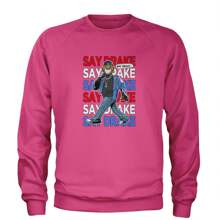 Say Drake Smiling Meme Mustard Adult Crewneck Sweatshirt - Light pink - View 6