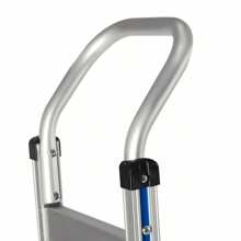 Futchoy Aluminum Alloy Hand Truck Cart Heavy Duty Dolly W/ Rubber Wheels 500lbs