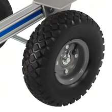 Futchoy Aluminum Alloy Hand Truck Cart Heavy Duty Dolly W/ Rubber Wheels 500lbs
