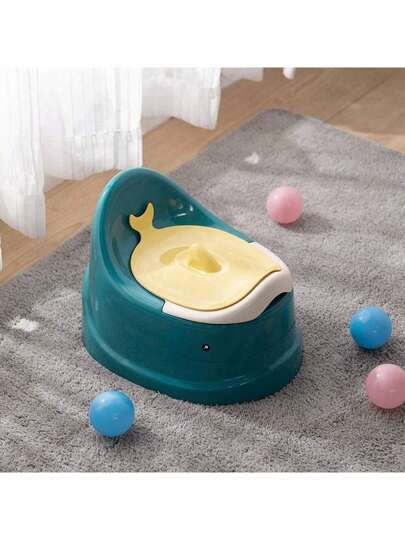 Whale Simple Potty Chair - Minimalist Small Toilet Trainer For Toddler Boys & Girls, Children's Autonomous Toilet Training Urinal Potty Seat