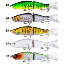 HENGJIA 1pc Joint Swimbait 175mm 55.7g Sinking Minnow Wobbler Fishing Lure Artificial Hard Bait For Pike Bass Trout - Multicolor - View 10