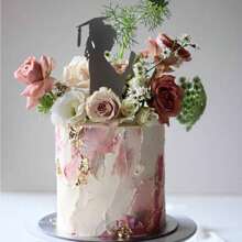 1pc/3pcs/5pcs Female Doctoral Cake Topper For Graduation Party Baking Cake Decorations - Multicolor - View 4