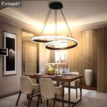 Luces colgantes LED minimalistas para decoración del hogar, candelabro moderno con aro, luz blanca/cálida de gel de sílice, lámpara colgante LED para decoración de sala de estar, cocina, isla, dormitorio, mesita de noche, comedor, restaurante. Lámpara colgante de lujo para decoración del hogar, sencillez, lámpara colgante semi empotrada para sala de exposiciones, escaleras, ático, dúplex, entrada, lámpara colgante para hotel, bar, decoración