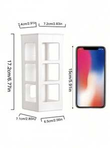 1 pieza Soporte de almacenamiento simple para rizador, Estante de pared para secador de pelo de baño, Caja de almacenamiento colgante de plástico, Estante de almacenamiento de herramientas de belleza de fácil acceso, Soporte de pared para peine, plancha de baño y cocina con bolsa de pegamento sin rastro, Decoración de habitación, Bolsas, Neceser de maquillaje, Tocador, Viaje, Neceser de maquillaje, Artículos de viaje esenciales, Organizador, Almacenamiento, Artículos de viaje esenciales, Organizador de maquillaje, Bolsas de maquillaje, Organizador de maquillaje, Organizador, Neceser de aseo, Organizador de escritorio, Bolsa de cosméticos, Bolsa de maquillaje, Organizador de maquillaje, Accesorios de tocador, Bolsa de maquillaje, Bolsas de maquillaje, Joyero, Bolsa, Soporte para brochas de maquillaje, Soporte para brochas, Organizador de perfumes, Bolsa