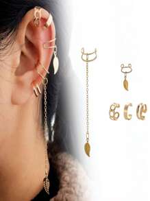 Ear Cuffs - 金色 - 查看 1