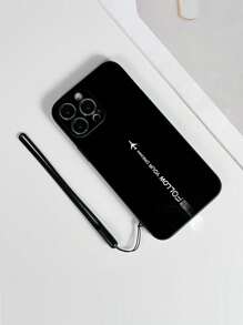 1 件黑色 TPU 飞机图案防震手机壳和 1 件黑色硅胶腕带适用于/苹果手机、配套手机壳、带挂绳的手机壳、腕带手机壳、趣味手机壳、安卓手机壳、手机壳、手机壳、OPPO 手机壳、Galaxy A51 4G、Galaxy A52、A52s 5G 防水防摔防刮 - 彩色 - 查看 2