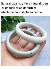 1 件畅销玉手链、新款时尚女士珠宝礼物、情人节或生日礼物（天然玉石表面可能有矿物斑点或杂质，这是正常现象！）