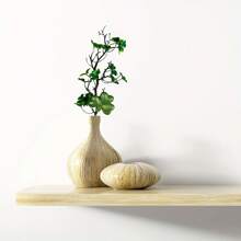 1 pieza Rama de trébol de 34CM de plástico + espuma, apta para decoración primaveral y estival, Día de San Patricio, decoración del hogar, decoración de fiestas, decoración de habitaciones, decoración de dormitorios, DIY de jarrón