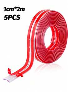 1米/2米/3米透明儿童边角防护条，防止碰撞和刮伤桌子、墙壁、茶几、书桌，简约设计，实用，透明，厚实，柔软，耐磨，防撞，缓冲，防护，无痕，易于粘贴和切割，适合所有季节，新生儿，婴幼儿，儿童，男孩，女孩，家庭，客厅，卧室，托儿所，幼儿园，早教中心，圣诞节，感恩节，生日礼物 - 紅色 - 查看 14