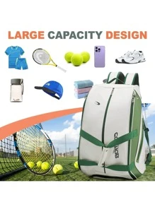 Pickleball Racket Bag, Pickleball Club Tennis Bag, Outdoor Sports Backpack With Large Capacity For Pickleball Rackets - Multicolor - View 9