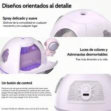 TUNKE Mini Mist Fan For Home Or Office Use USB - Purple - View 4