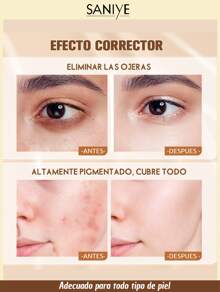 SANIYE corrector líquido R1186 De Textura Ligera A Prueba De Sudor ,Corrector De Imperfecciones - 07 - Ver 6