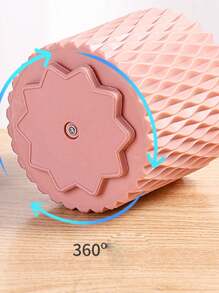 口红眉笔眼影刷防尘笔杯360旋转大容量化妆刷桶便携式刷子收纳盒