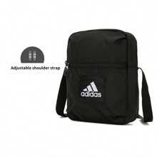 Adidas ESS ORGANIZER Casual Sports Shoulder Bag, Unisex Crossbody Bag, Black