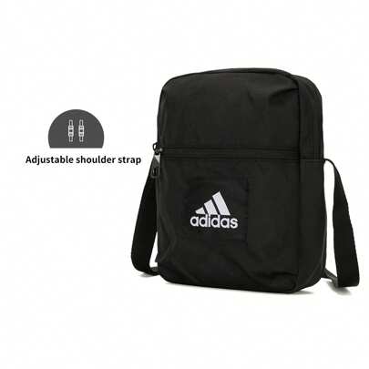 Adidas Bolso deportivo casual de hombro ESS ORGANIZER, bolso cruzado unisex, negro