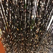 2 Pack Door Curtain 100 X 200cm Fly Screens For Doors, Beaded Door Curtain String Curtain For Doors, Door Fly Screen Curtain For Doorways - Black - View 5