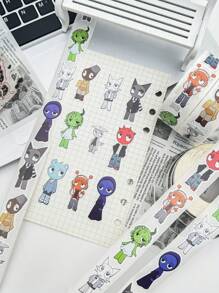 Cardboard Box Curly Sticker Sprunki Game Accessories, Cartoon Cute Decorative Scrapbooking Supplies, Perfect Gift Surprise For Kids - Multicolor - View 5