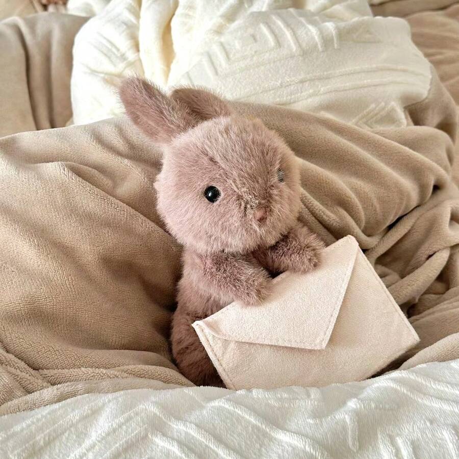 Easter Bunny Messenger Rabbit Envelope Plush Bonnie Bunny - Soft And Soothing Stuffed Toy - Multicolor - View 1