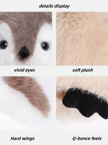 1PC20 厘米 7.87 英寸柔软企鹅毛绒玩具可爱娃娃情侣企鹅枕头儿童生日礼物