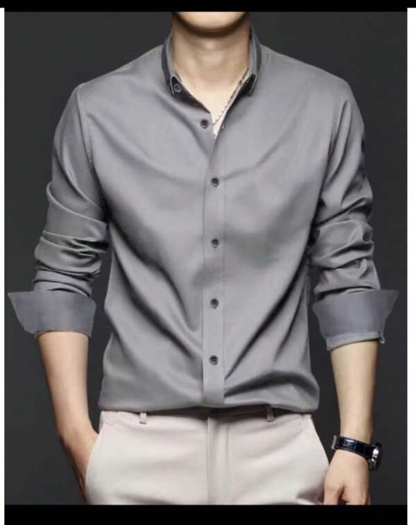 Camisa Social Masculina Manga longa Slim Fit